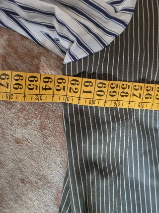 Camisa larga Zara rayas multicolor
