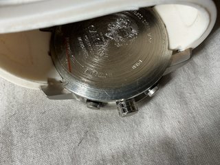 Reloj Calgary Blanco Cronógrafo Nuevo