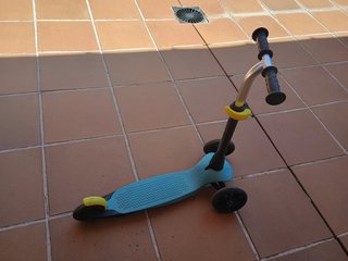Patinete infantil 3 ruedas azul