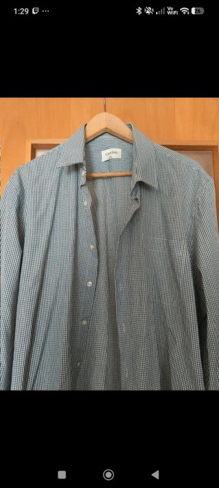 Camisa CANDA cuadros XXL azul y verde