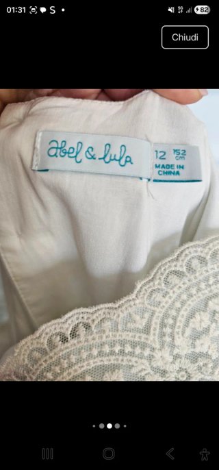 Vestito cerimonia abel & lula