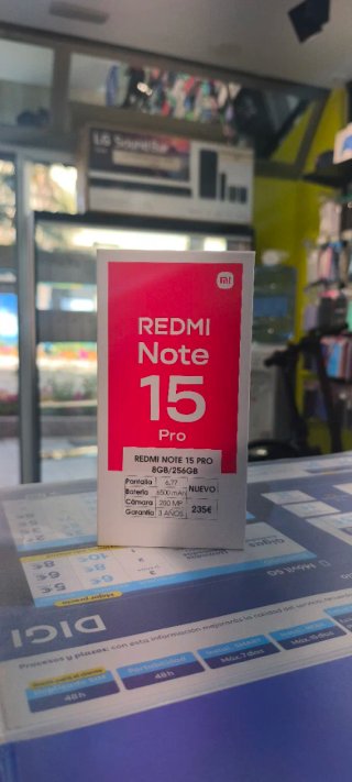 Redmi Note 15 Pro 256GB Nuevo Sin Abrir