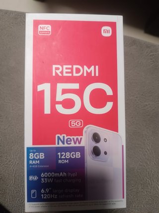 Xiaomi Redmi 15C 5G 8GB RAM 128GB.como nuevo