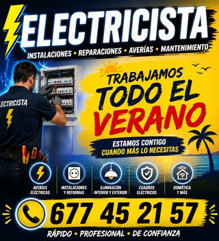Electricista: Instalaciones, Averías y Mantenimien