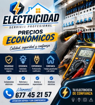 Electricista Profesional - Precios Económicos