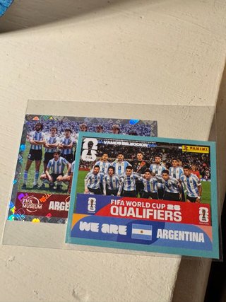 Pack 2 cromos Argentina FIFA World Cup Qualifiers