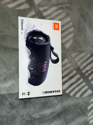 Altavoz JBL Charge 6 Negro con correa