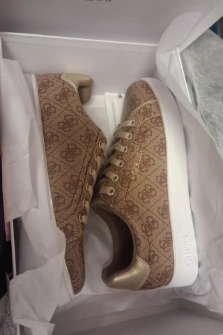 Zapatillas Guess Marrones Logo Talla 39