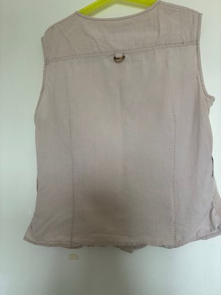 Chaleco Carolina Herrera Beige