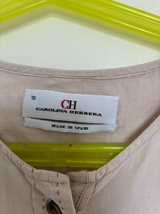 Chaleco Carolina Herrera Beige