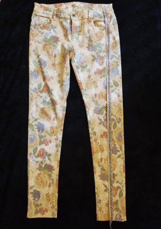 Pantaloni Toxik3 fantasia floreale taglia 44