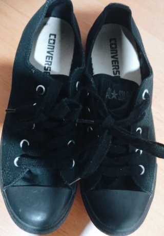 Converse negras talla 38
