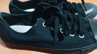 Converse negras talla 38