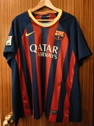 Camiseta FC Barcelona Nike Talla XXL - modificada.