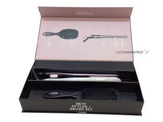 plancha pelo cortex beauty new styler + brush set