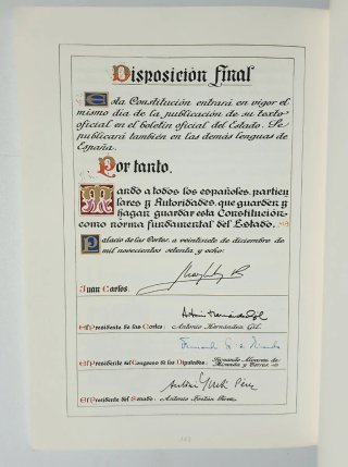 Constitución Española (Edición Oficial 1994)