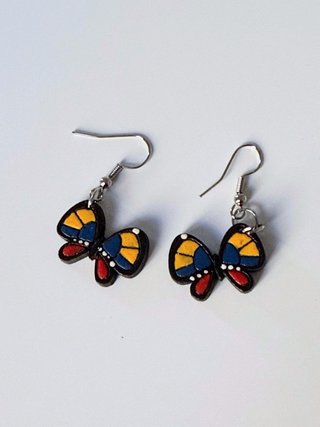 Aretes Mariposa Colombia Artesanales