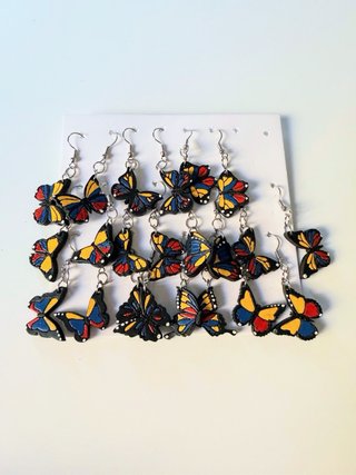 Aretes Mariposa Colombia Artesanales
