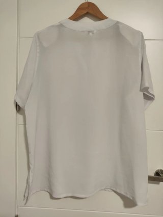 Blusa Blanca Talla 58