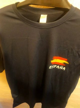 t.XL, Camiseta logo España Azul marino A Estrenar