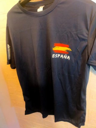 t.XL, Camiseta logo España Azul marino A Estrenar