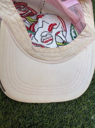Gorra Camuflaje Calavera Rosa