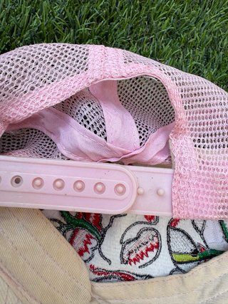 Gorra Camuflaje Calavera Rosa