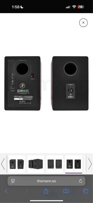 Altavoces Mackie CR8-XBT (Pareja)