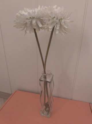 Jarrón Zara Home Rosa Cristal
