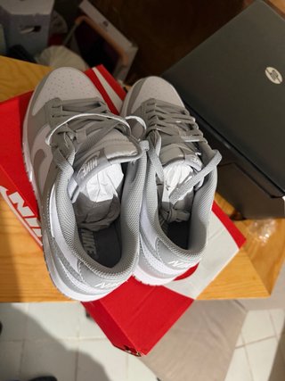 Nike Dunk Low Gris y Blanco