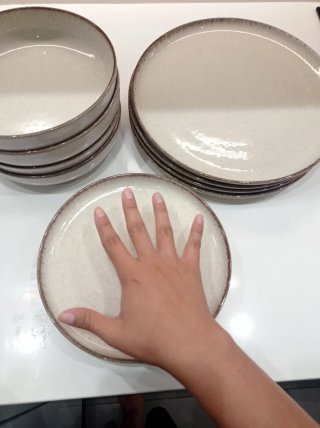 Vajilla El Corte Inglés 12 piezas porcelana
