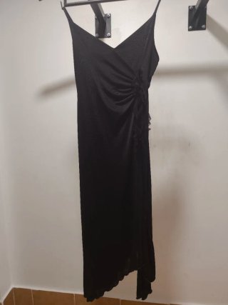 Vestido negro largo