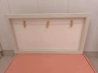 Lámpara de mesa de piedra y tela