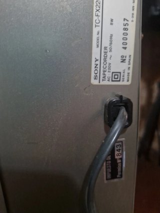 Pletina Sony Plata