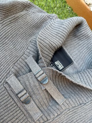 Jersey Jack & Jones Gris Punto Acanalado