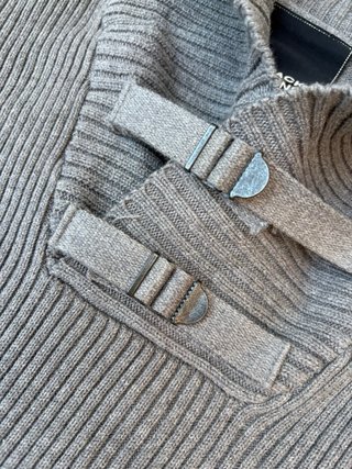 Jersey Jack & Jones Gris Punto Acanalado