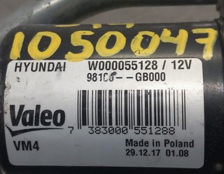 MOTOR LIMPIA DELANTERO HYUNDAI I20 (GB) G4LC 9810