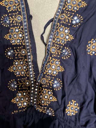 Vestido TU azul talla única