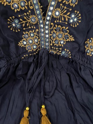 Vestido TU azul talla única