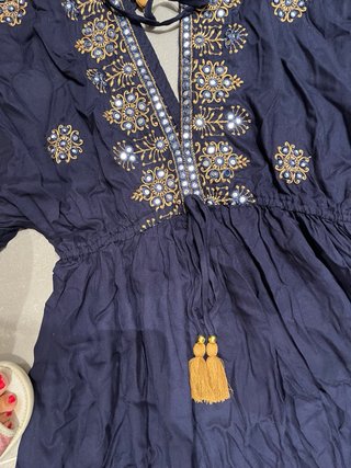 Vestido TU azul talla única