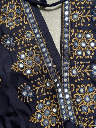 Vestido TU azul talla única