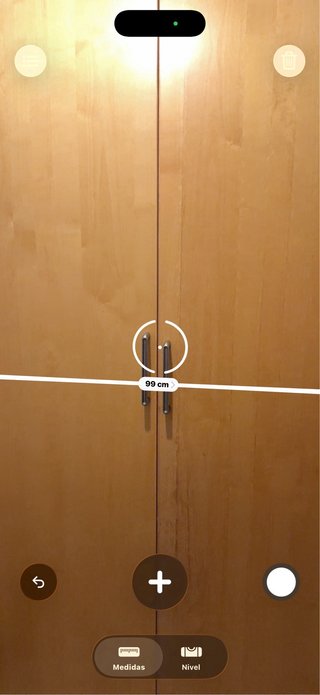 Armario modular 3 piezas madera y cristal