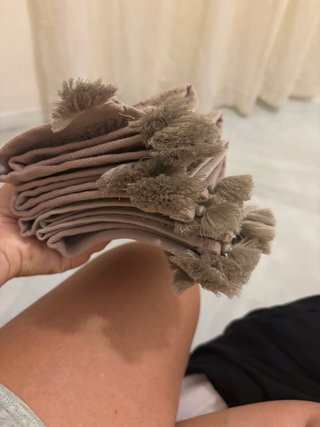 Toallas Zara Home Beige Marrón Algodón