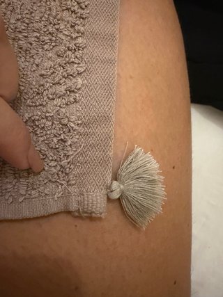 Toallas Zara Home Beige Marrón Algodón