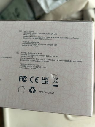 Lámpara UV LED SUNUV SUN2C 2-en-1- nuevo