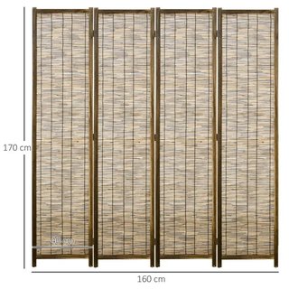 Biombo plegable madera