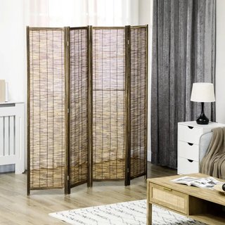 Biombo plegable madera