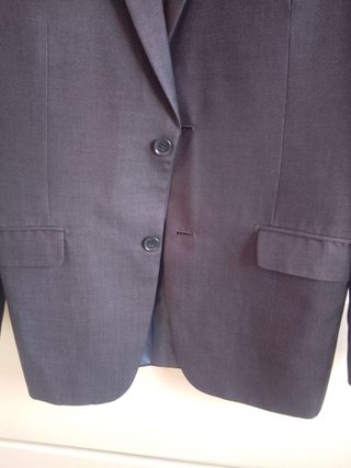 Giacca uomo taglio elegante grigio lana super