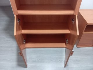 Conjunto Muebles Salón: Vitrina, Mueble TV, Mesa