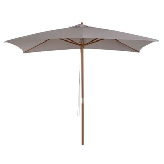 Ombrellone da Giardino 2x3 m Impermeabile, in Legn